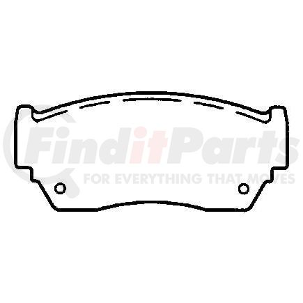 MKD510 by BENDIX - DISC PAD PKG