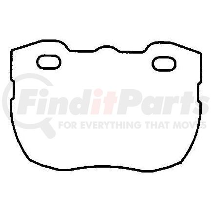 MKD520NS by BENDIX - Semi-Met Disc Pad Set