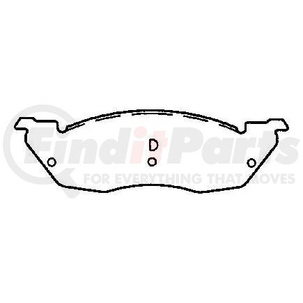 Bendix MKD529SUV Disc Brake Pad Set Disc Brake Pad Extended Wear (heavy Duty) Brake Pads With Shims