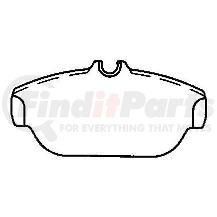 MKD542 by BENDIX - DISC PAD PKG