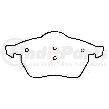 MKD555 by BENDIX - Disc Brake Pad Set
