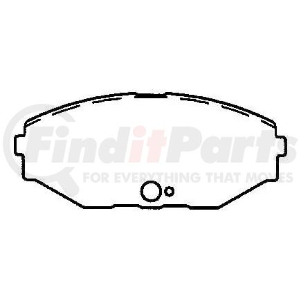 MKD587 by BENDIX - Pad Disc