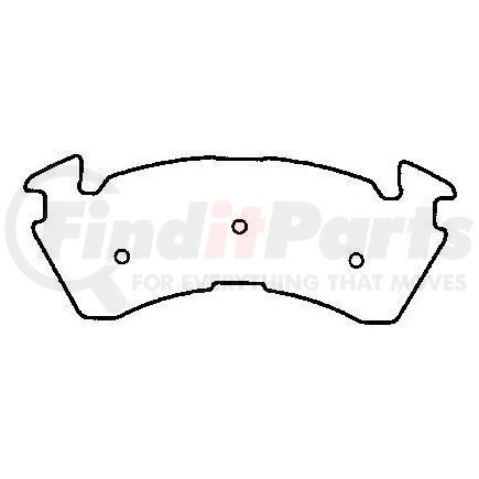 MKD614AFM by BENDIX - Pad Disc