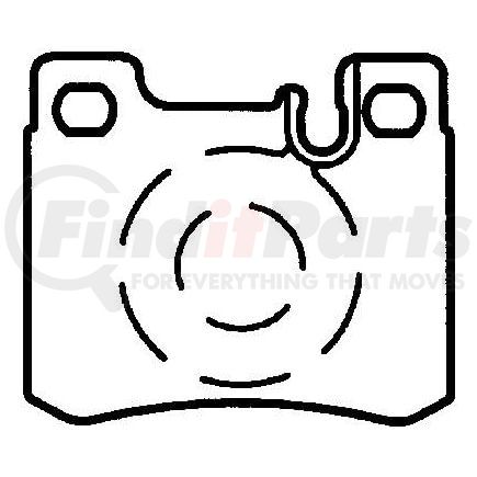 MKD620 by BENDIX - DISC PAD PKG