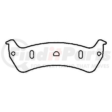 MKD625SUV by BENDIX - Disc Brake Pad Extended Wear (heavy Duty) Brake Pads With Shims