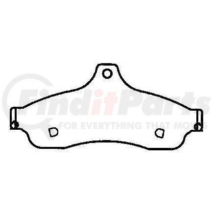 MKD628FM by BENDIX - Disc Brake Pad Set