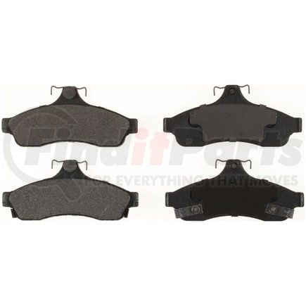 MKD628 by BENDIX - Disc Brake Pad Set - Semi Metallic