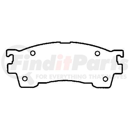 MKD637 by BENDIX - DISC PAD PKG