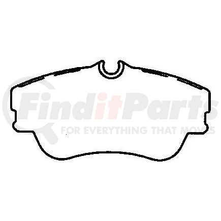 MKD638 by BENDIX - Semi-Met Disc Pad Set