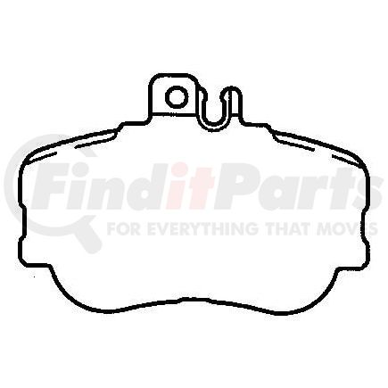 MKD645 by BENDIX - DISC PAD PKG