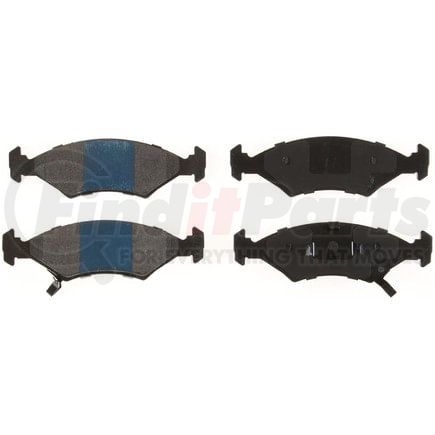 MKD649 by BENDIX - Disc Brake Pad Set - Semi Metallic