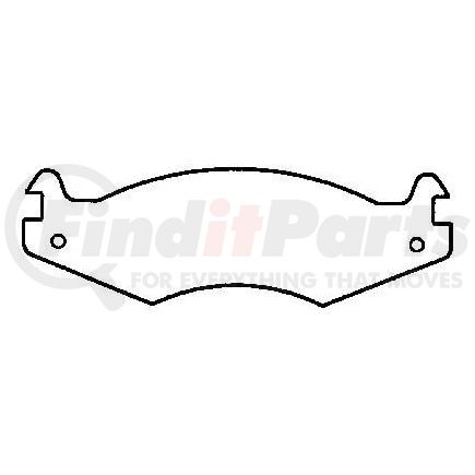 MKD651 by BENDIX - Semi-Met Disc Pad Set