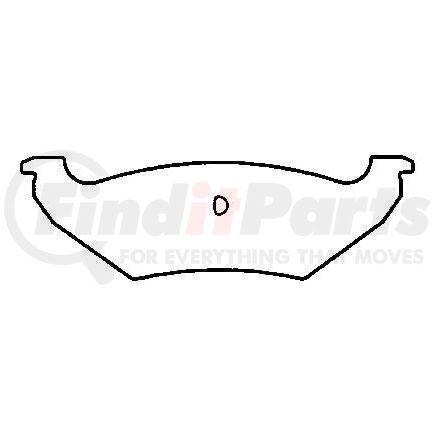 MKD662FM by BENDIX - FLEET METLOK Disc Brake Pad Set