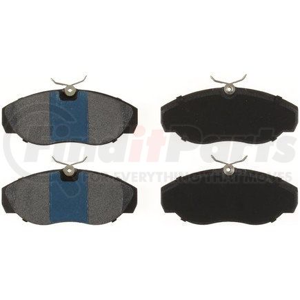 MKD676 by BENDIX - Disc Brake Pad Set - Semi Metallic