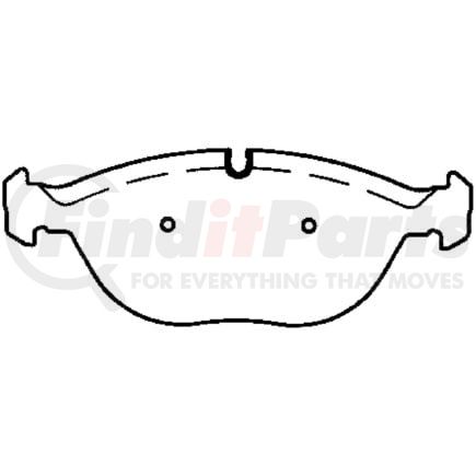 MKD682 by BENDIX - Semi-Met Disc Pad Set