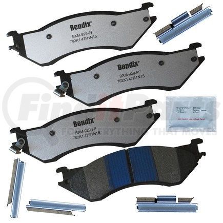 MKD702K1FM by BENDIX - FLEET METLOK Disc Brake Pad Set