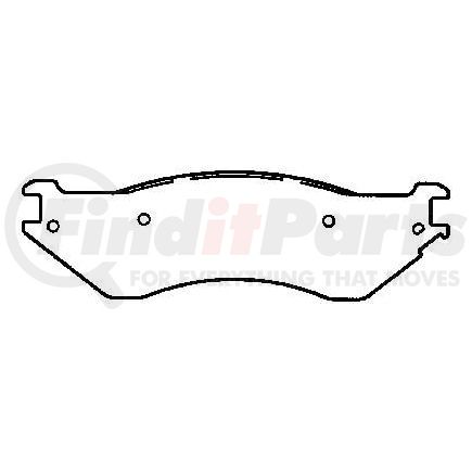 Bendix MKD702SUV Disc Brake Pad Set Pad Disc
