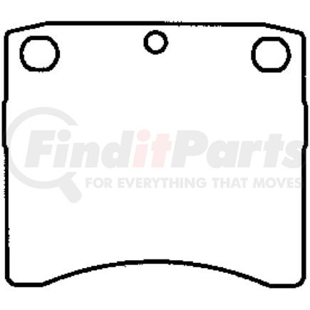 MKD703 by BENDIX - Semi-Met Disc Pad Set