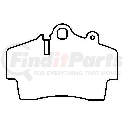 MKD737 by BENDIX - Semi-Met Disc Pad Set