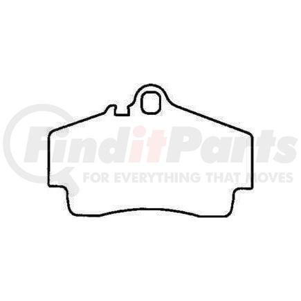 MKD738 by BENDIX - Semi-Met Disc Pad Set