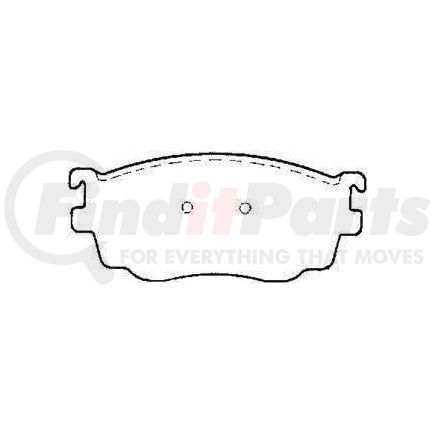 MKD755 by BENDIX - Disc Brake Pad Set