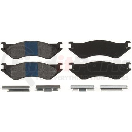 MKD758 by BENDIX - Disc Brake Pad Set - Semi Metallic