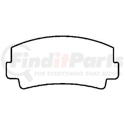 MKD76 by BENDIX - Disc Brake Pad Set - Semi Metallic