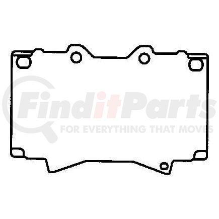 MKD772SUV by BENDIX - Disc Brake Pad Extended Wear (heavy Duty) Brake Pads With Shims