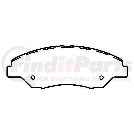 MKD774SUV by BENDIX - Disc Brake Pad Extended Wear (heavy Duty) Brake Pads With Shims