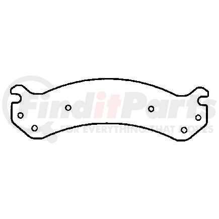 MKD784AFM by BENDIX - FM Disc Pad Set