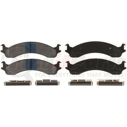 MKD821 by BENDIX - Disc Brake Pad Set - Semi Metallic