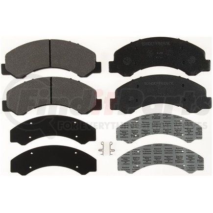 MKD826 by BENDIX - Disc Brake Pad Set - Semi Metallic