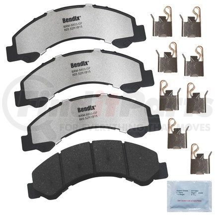 MKD825FM by BENDIX - FLEET METLOK Disc Brake Pad Set