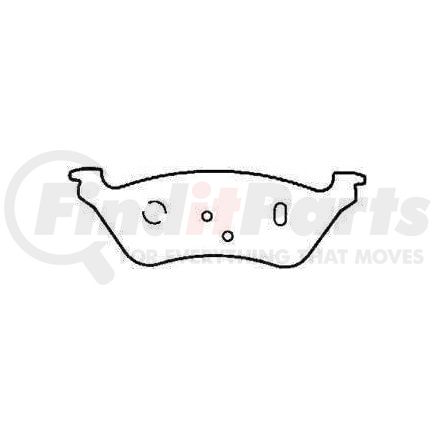 MKD858SUV by BENDIX - Semi-Met Disc Pad Set