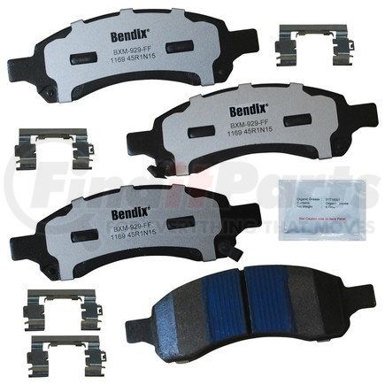 MKD1169FM by BENDIX - FLEET METLOK Disc Brake Pad Set