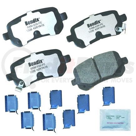 MKD1326FM by BENDIX - FLEET METLOK Disc Brake Pad Set