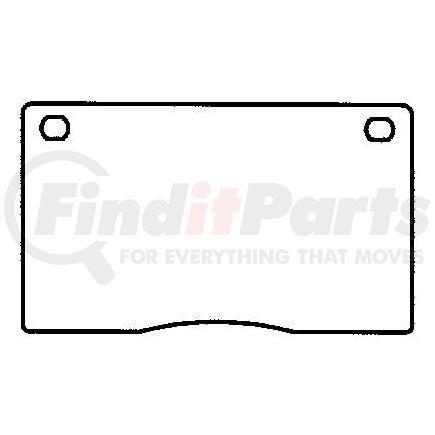 Bendix MKD135 Disc Brake Pad Set DISC PAD PKG