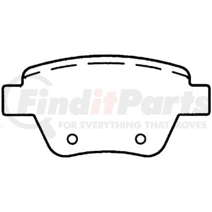 MKD1456 by BENDIX - Semi-Met Disc Pad Set