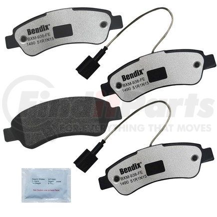 MKD1490FM by BENDIX - FLEET METLOK Disc Brake Pad Set