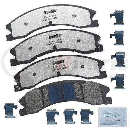 MKD1565AFM by BENDIX - FLEET METLOK Disc Brake Pad Set