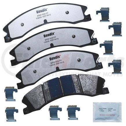 MKD1565BFM by BENDIX - FLEET METLOK Disc Brake Pad Set