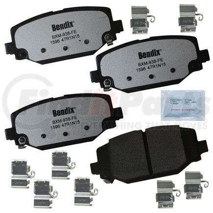 MKD1596FM by BENDIX - FLEET METLOK Disc Brake Pad Set