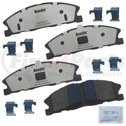 MKD1611BFM by BENDIX - FLEET METLOK Disc Brake Pad Set