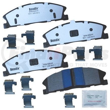 MKD1611FM by BENDIX - FLEET METLOK Disc Brake Pad Set