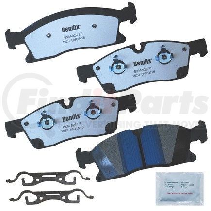 MKD1629FM by BENDIX - FLEET METLOK Disc Brake Pad Set