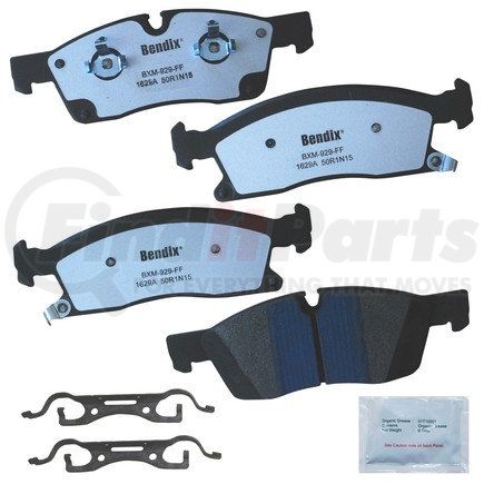 MKD1629AFM by BENDIX - FLEET METLOK Disc Brake Pad Set