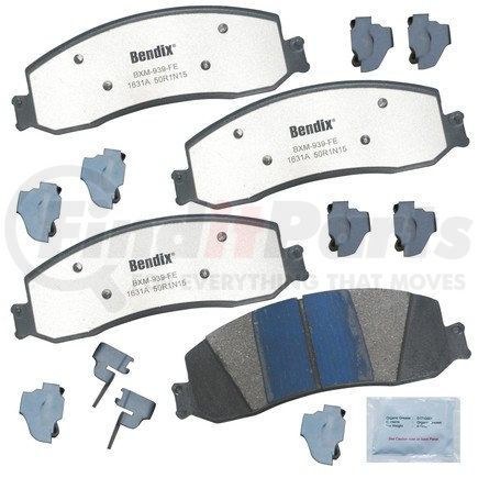 MKD1631AFM by BENDIX - FLEET METLOK Disc Brake Pad Set