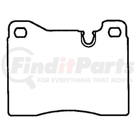 MKD163A by BENDIX - Disc Brake Pad Set