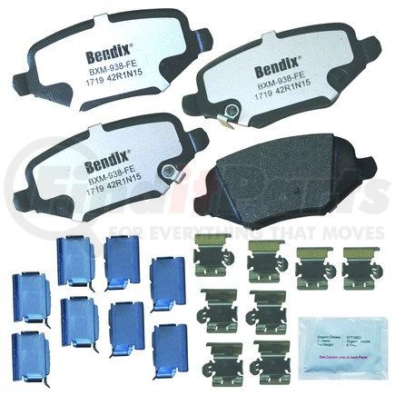 MKD1719FM by BENDIX - FLEET METLOK Disc Brake Pad Set