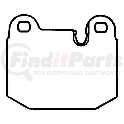 MKD174 by BENDIX - DISC PAD PKG